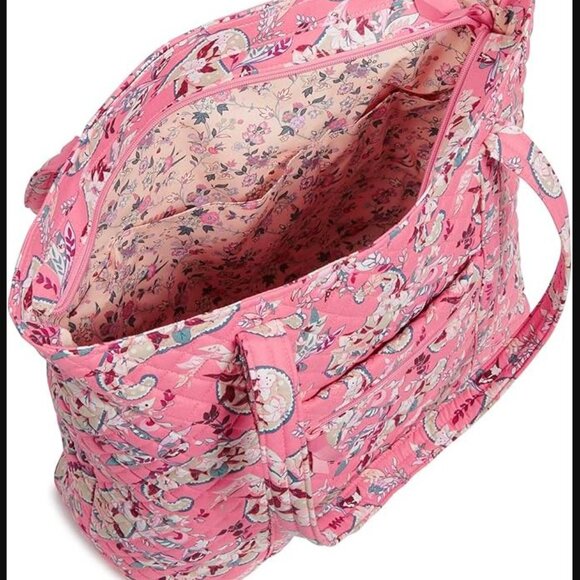 NWT Vera Bradley Vera Tote - Botanical Paisley, Design for Breast Cancer Support - Picture 4 of 7